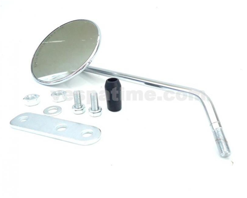 Promotion: lh short stem chrome-plated mirror with 30-cm bar and handlebar fastening bracket