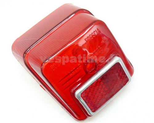 Taillights vespa 50 n v5a1t second series of 1965 with aluminium ring