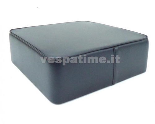 Cuscino posteriore nero piatto quadrato Vespa 125 bacchetta