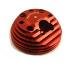 Testa cilindro INTEGRALE PARMAKIT "RED DEVIL" D.58 foro candela LATERALE 19mm Vespa 125, Primavera/ET3/PK