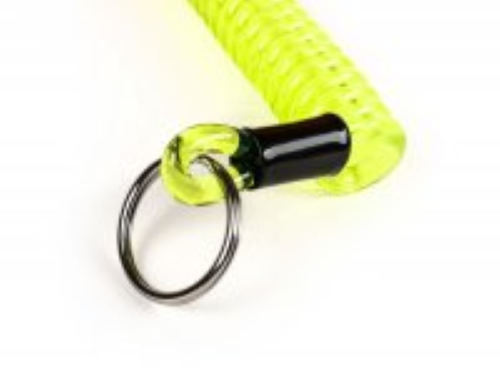 Portachiavi Key ring -MOTO NOSTRA Spiral- length 150mm - green