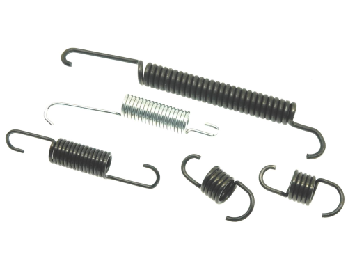 Front + rear brake shoe springs kit (5 pieces) for APE TM