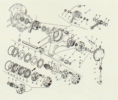 Kit de revisión de motor para Vespa PX 125-150 ARCOBALENO CON MEZCLADOR |  Vespatime