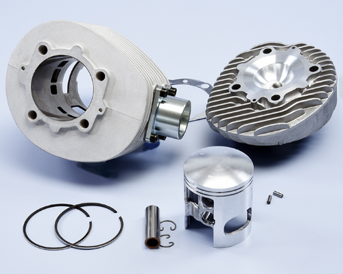 Kit cilindro POLINI 221cc per Vespa 200 PX PE in alluminio D.68,5 corsa  60mm | Vespatime