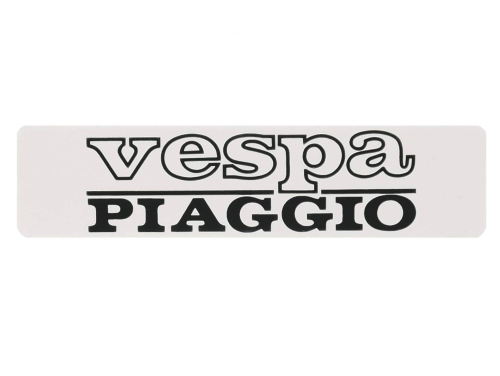 Klebeschild „VESPA PIAGGIO“ für SI-CIAO-BRAVO-Tank