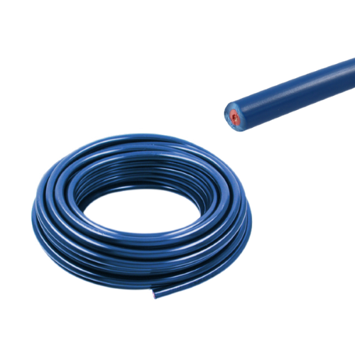 Blue spark plug cable - 50 cm