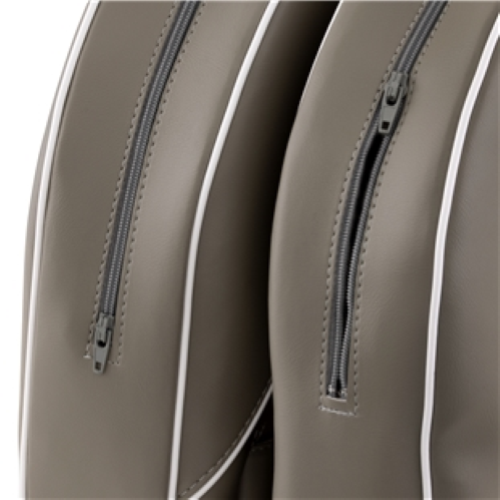 Bag for leg shield artificial leather grey for Vespa Faro Basso 98 /125 V1-15/30-33/VM/VN/150 VL